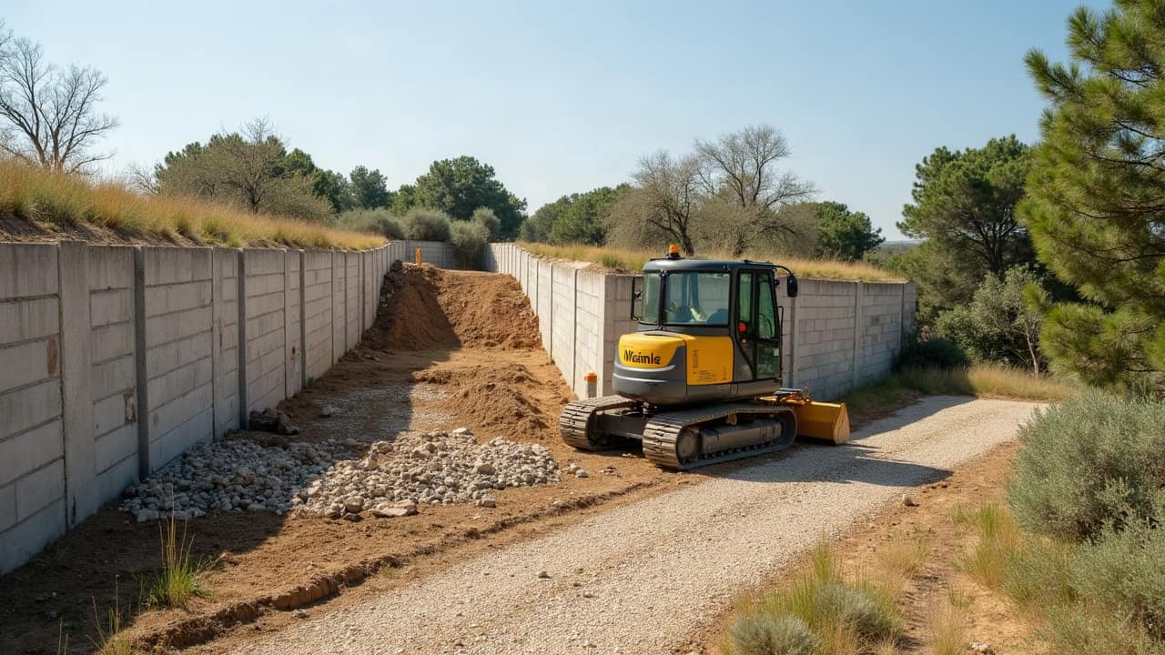 Contreforts et murs en L : deux solutions pour les grandes hauteurs