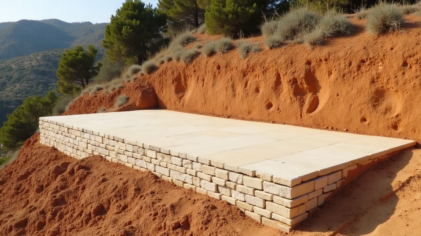 Créer une terrasse constructible sur un terrain en pente : les étapes avant le premier coup de pelle