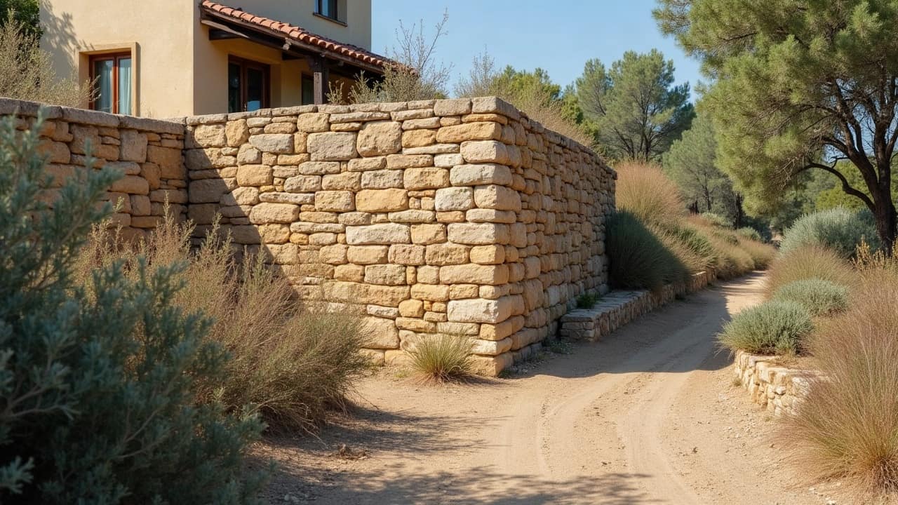 Reconnaître un mur de soutènement qui commence à se ventrer